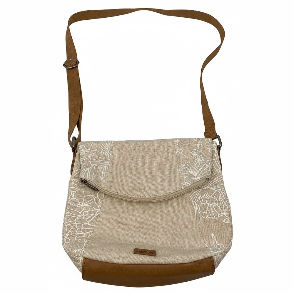 Sak Roots Beige Tan Crossbody Bag